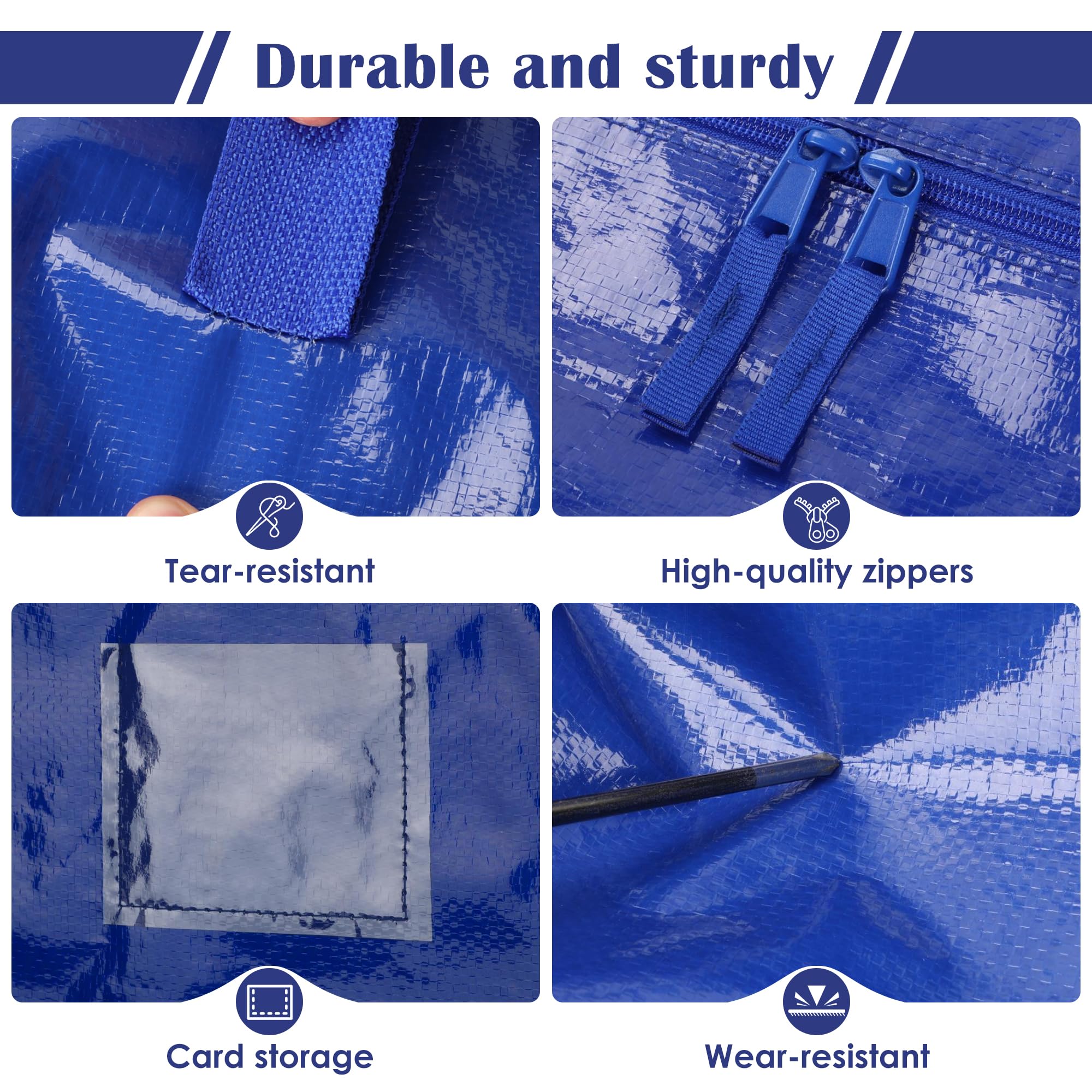 RMOHRO wide zipper closure speeds packing and unpacking