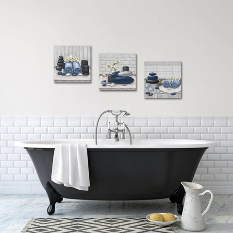 RnnJoile three-piece spa canvas set ready to hang in any room