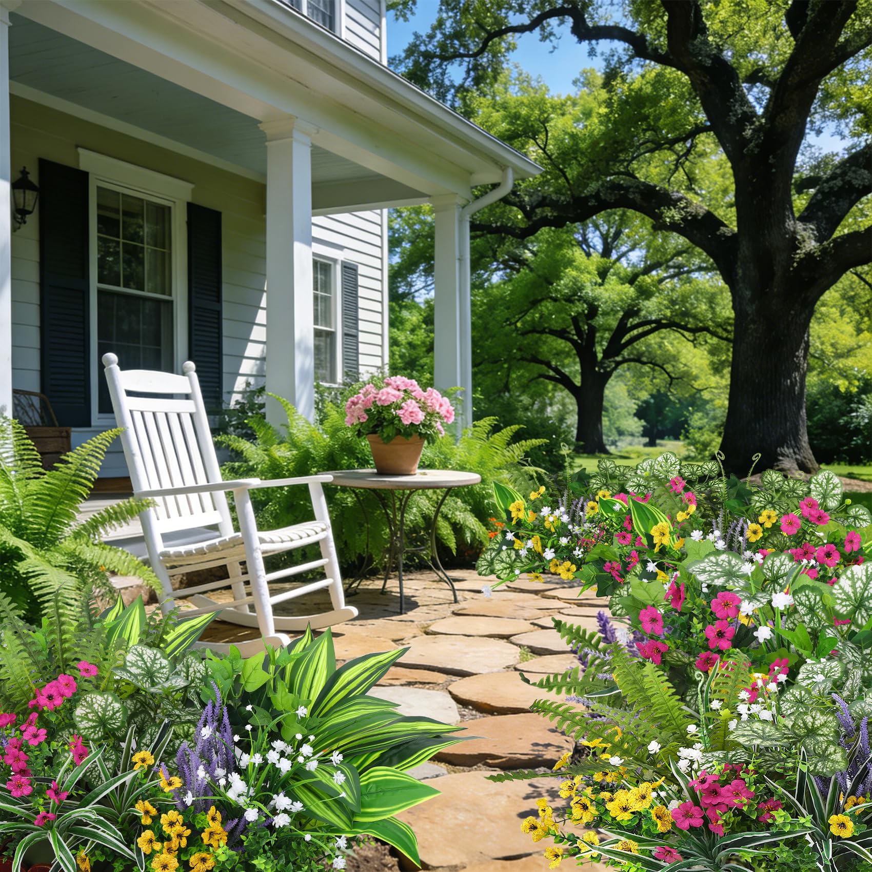 Roberly UV-resistant outdoor greenery maintains color despite sun exposure.