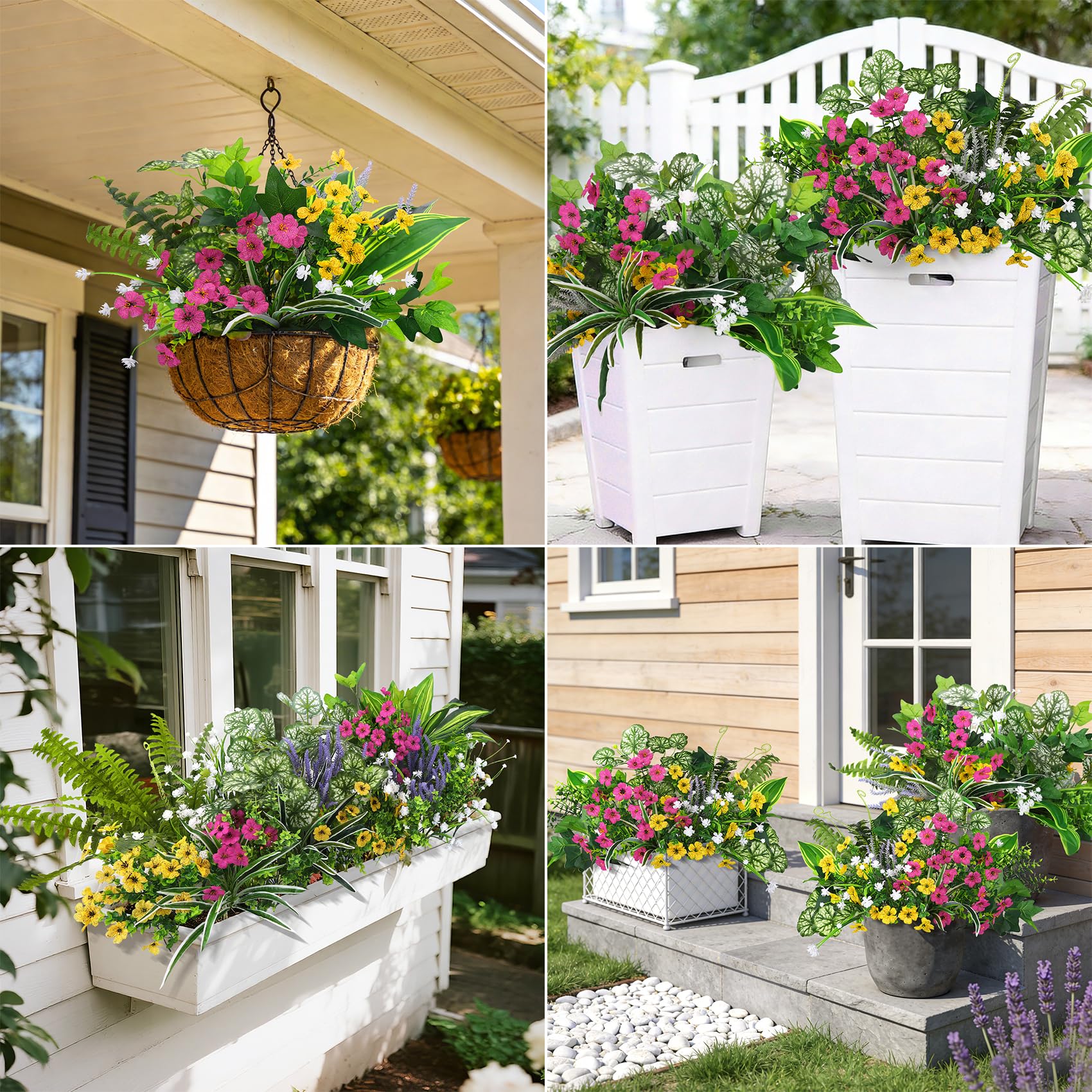 Roberly 20pcs plant set offers varied styles for quick mix-and-match decor.