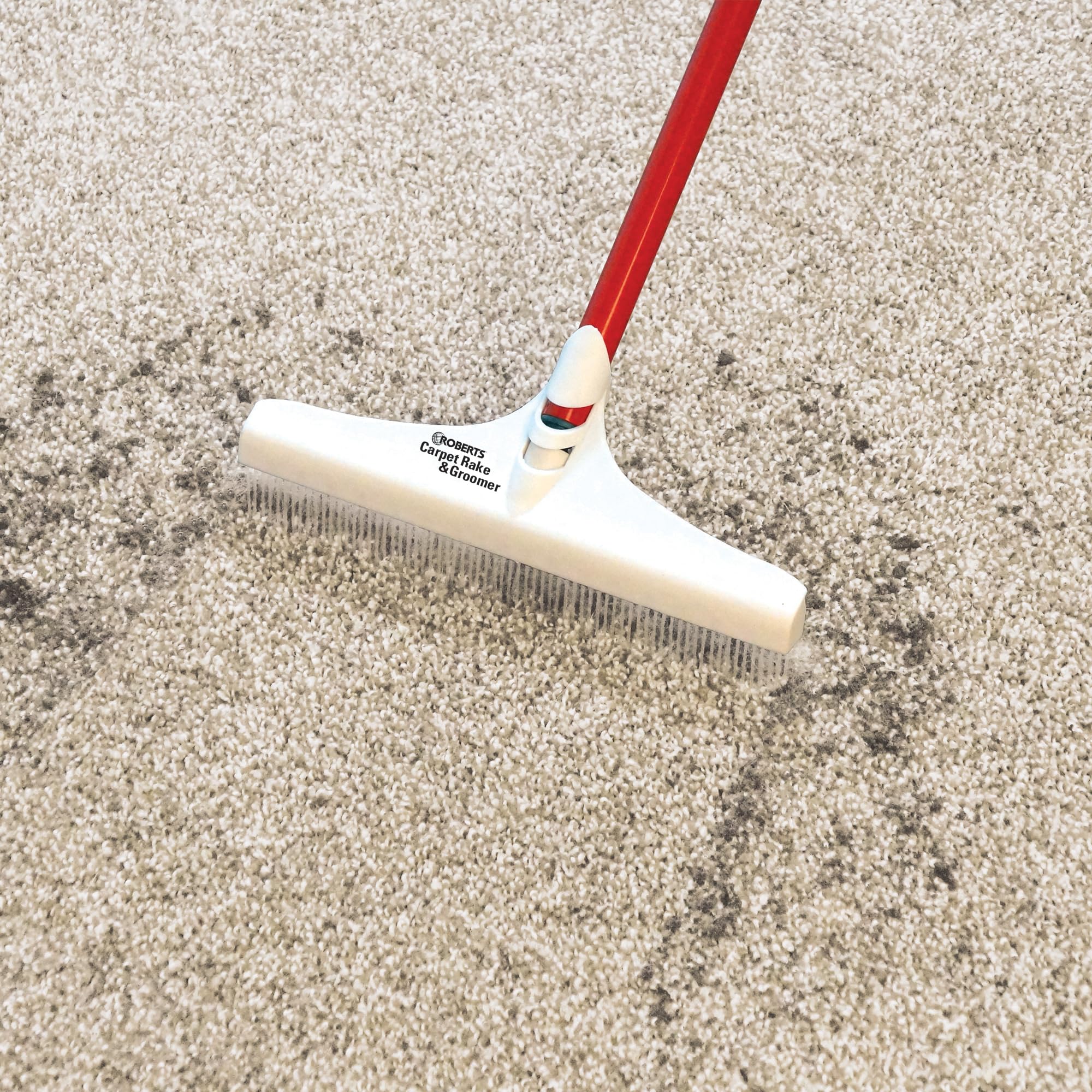 Roberts Carpet Rake 51-inch handle reaches under furniture