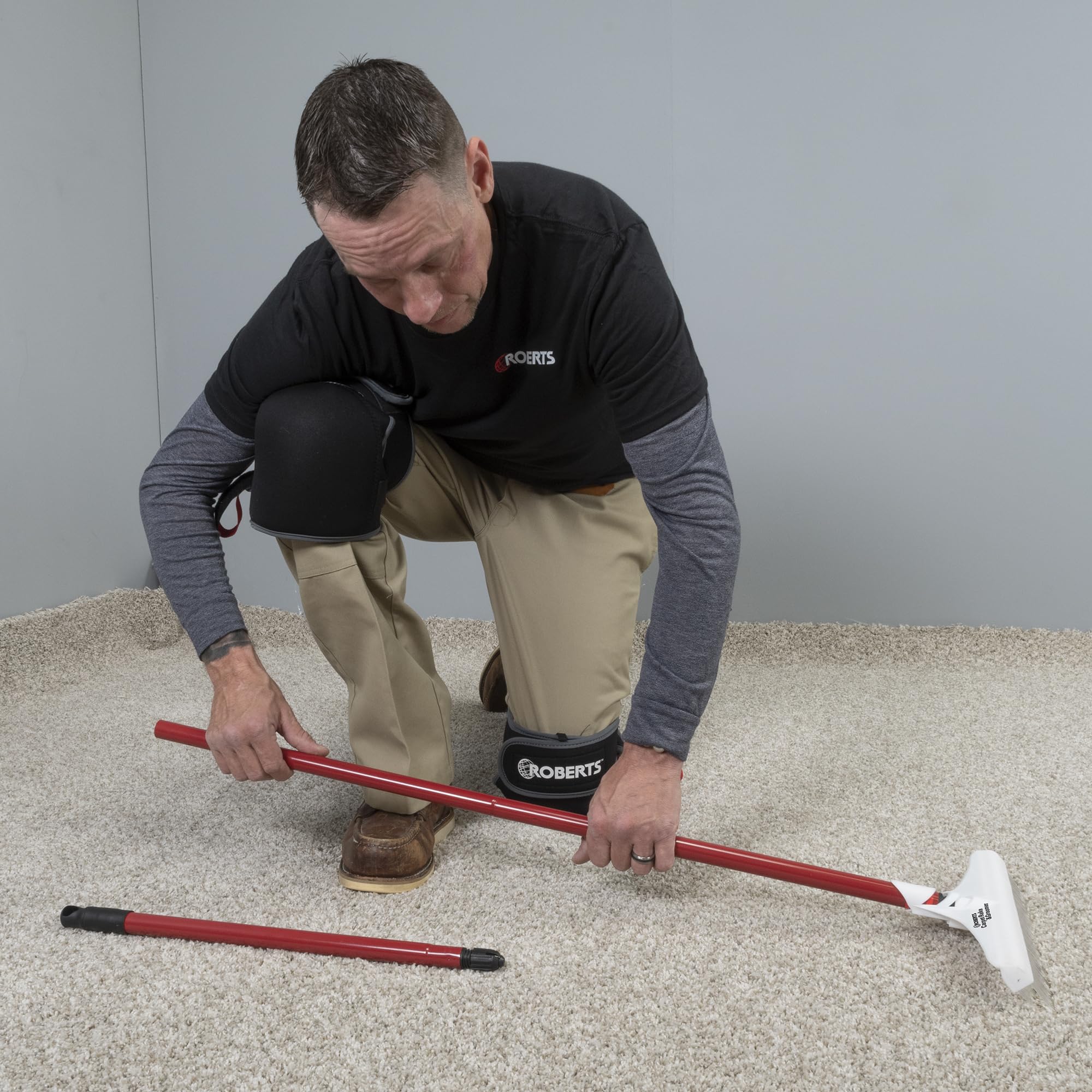 Roberts rake removes vacuum tracks for refreshed carpet look