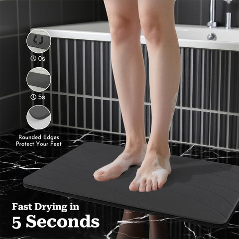 Robinuspc diatomaceous earth mat is durable for daily bathroom use.
