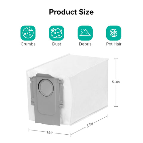 roborock anti-leak design keeps dust contained during cleaning