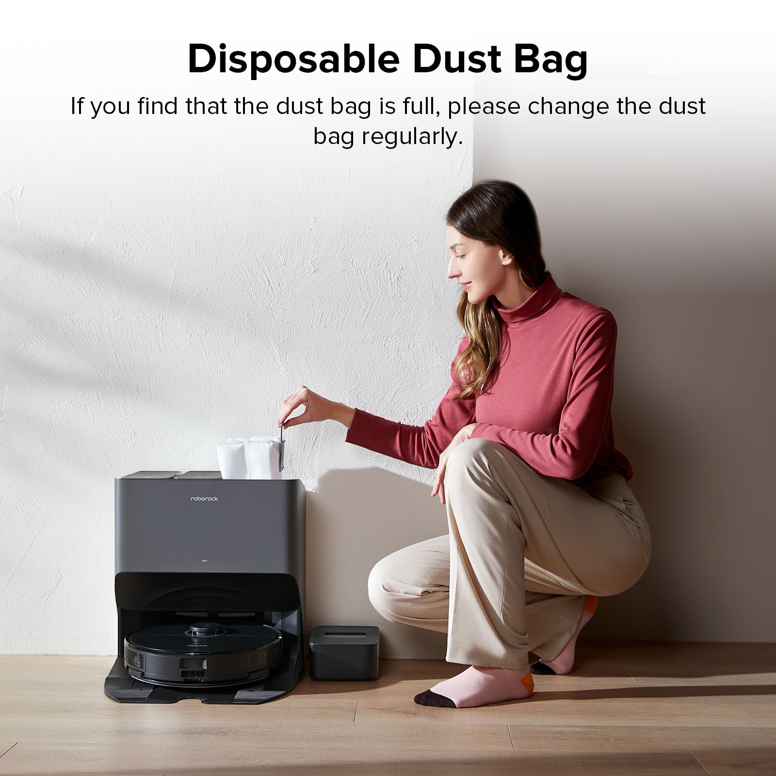 Display of Roborock compatible models for S8 Pro Ultra and other vacuums