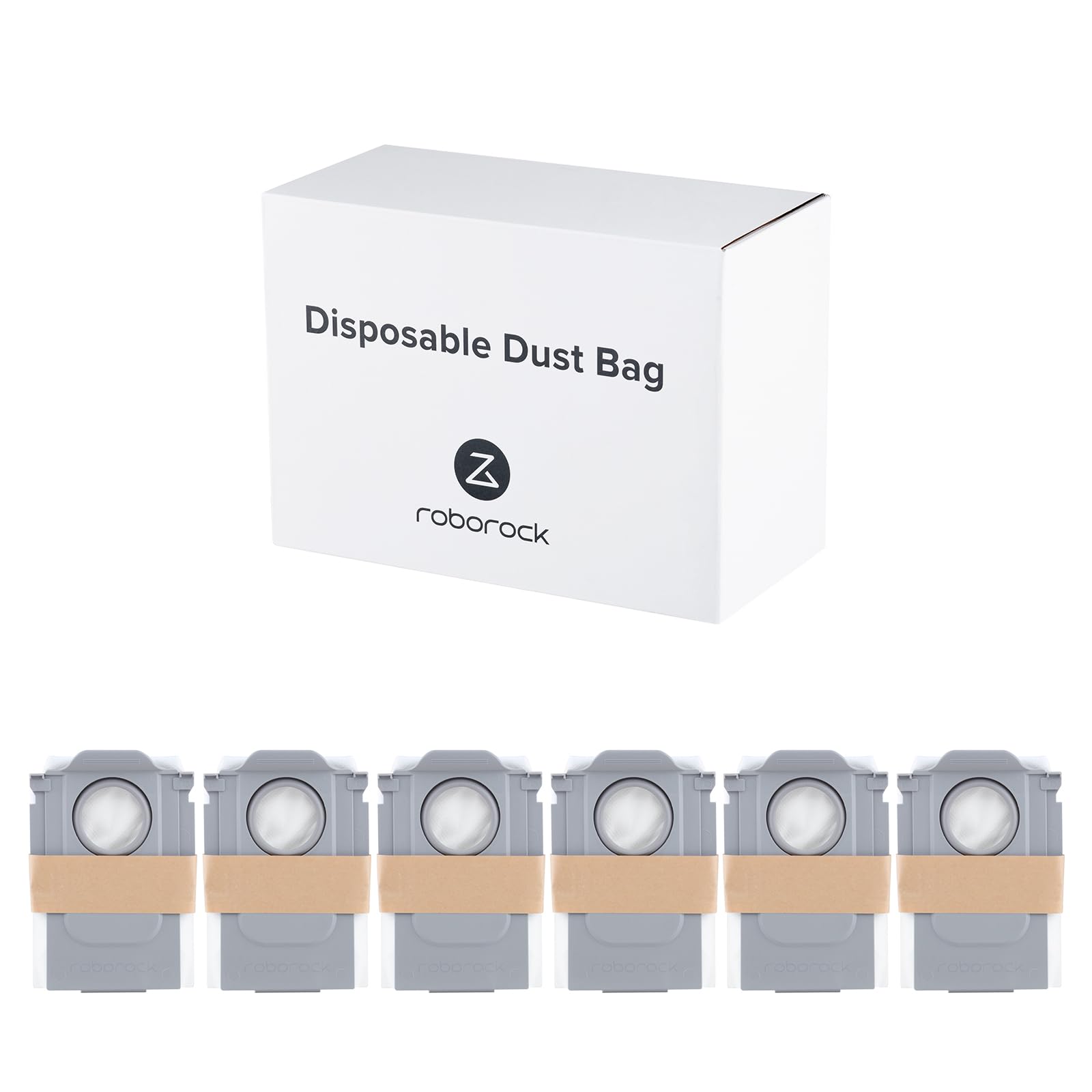 roborock six bags included, ready for immediate replacement