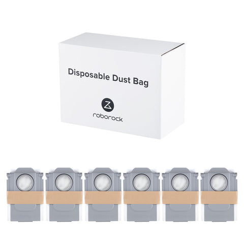 roborock six bags included, ready for immediate replacement