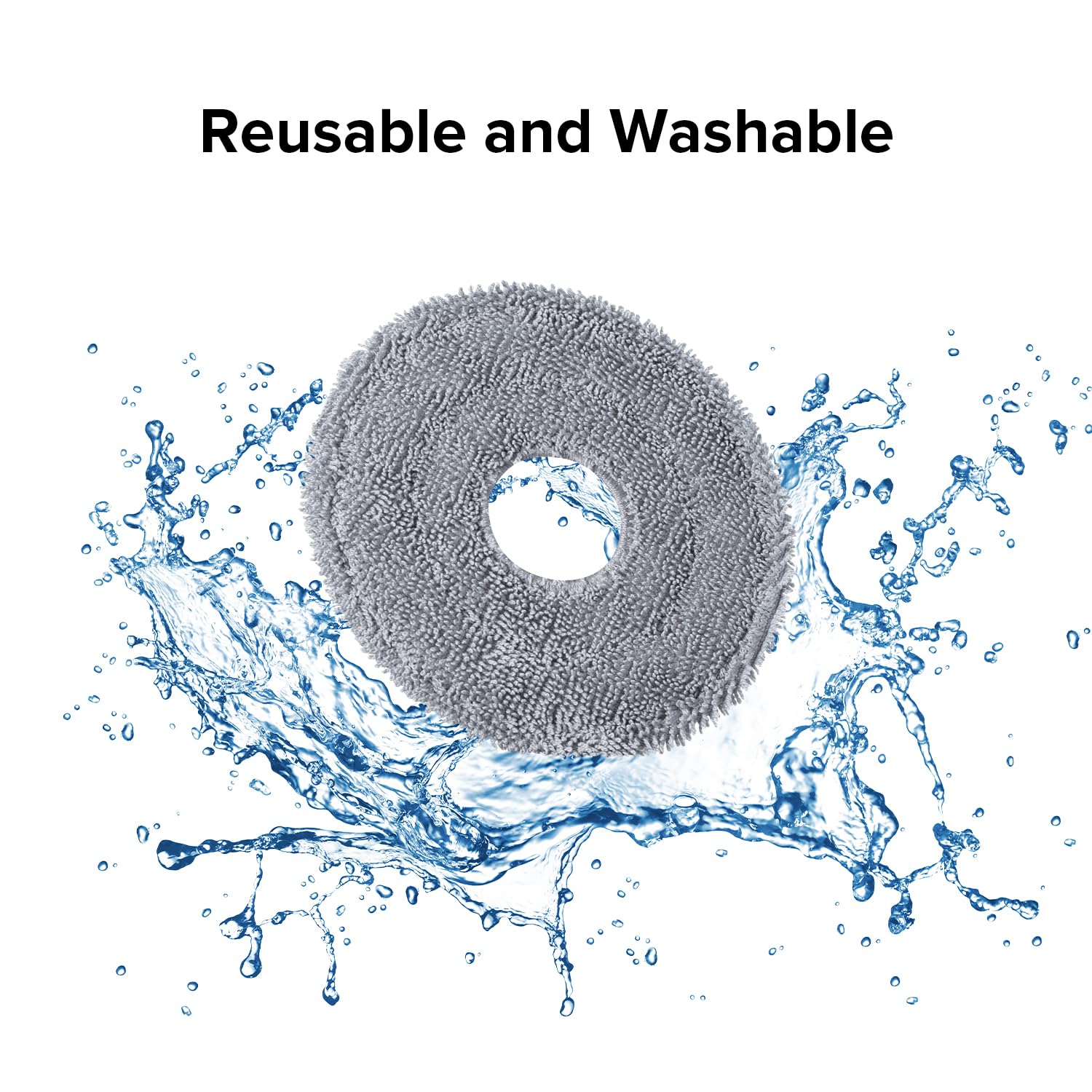 roborock easy-install mop cloths replace old pads without tools