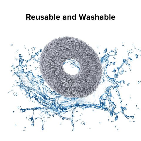 roborock easy-install mop cloths replace old pads without tools