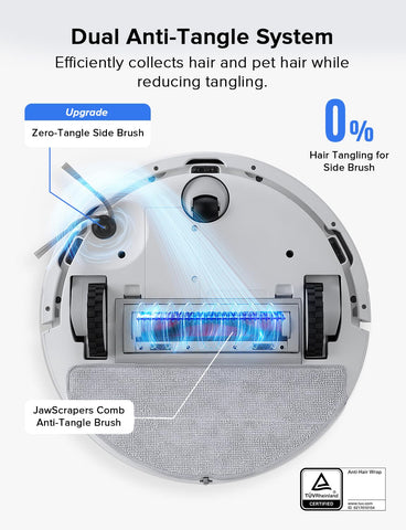 Roborock Q7 L5 270ml water tank supports simultaneous vacuuming and mopping