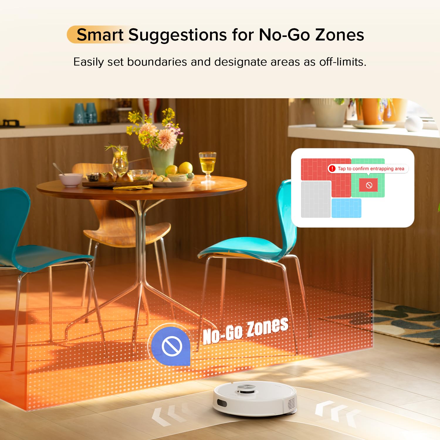 roborock Q7 M5 app and voice control for scheduling and zones