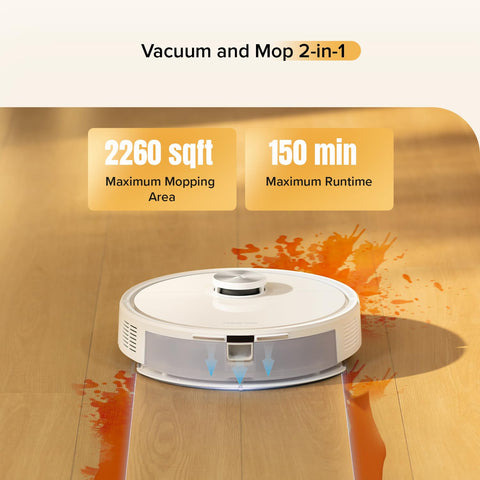 roborock Q7 M5 vacuum and mop work together on a single pass
