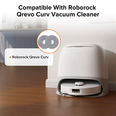 Roborock Qrevo Curv S5X mop cloth for daily dirt and pet hair pickup