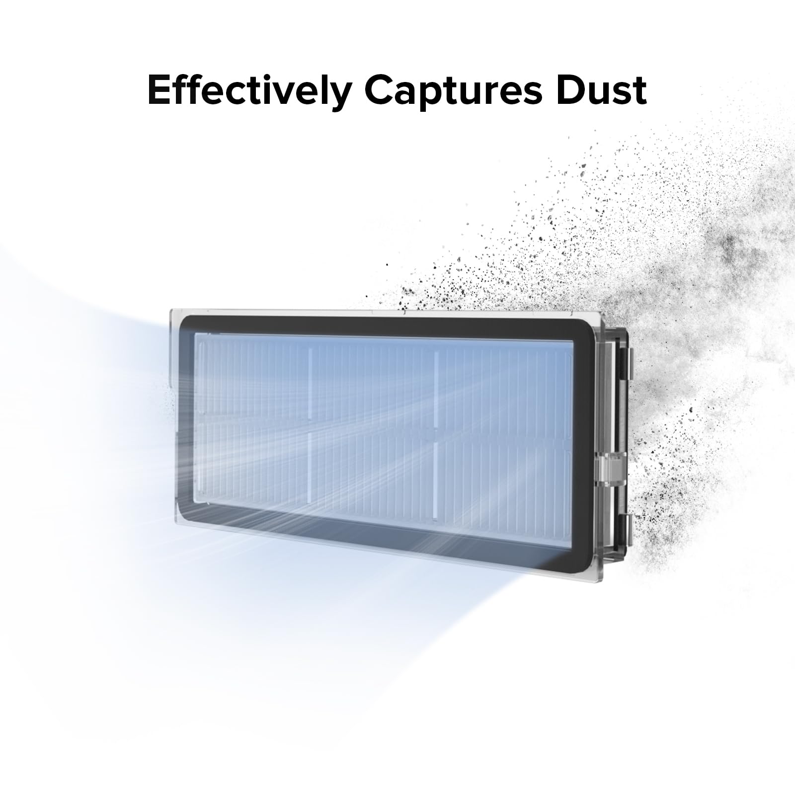 Roborock filter with teflon coating delivers durable filtration and easy cleaning.