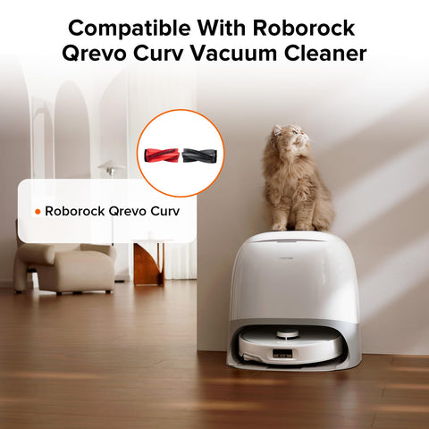 Roborock DuoDivide brush helps prevent hair clogs during daily use.