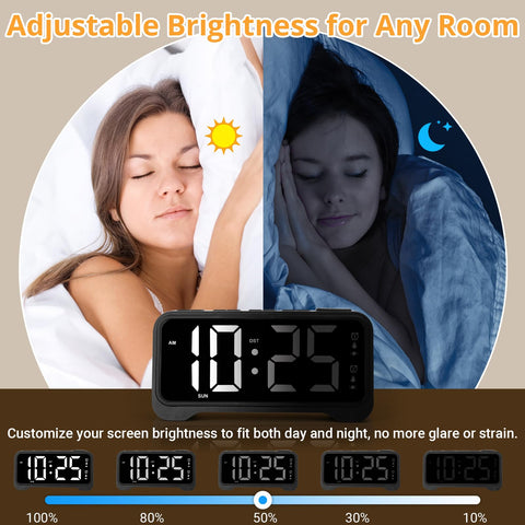 ROCAM dual alarm screen shows two independent wake times for flexible schedules