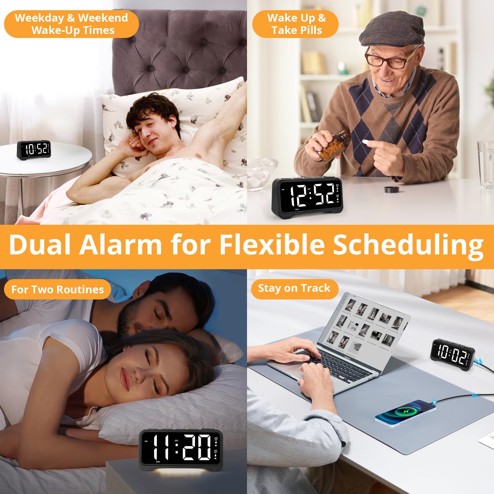 ROCAM easy setup instructions shown for quick bedside installation