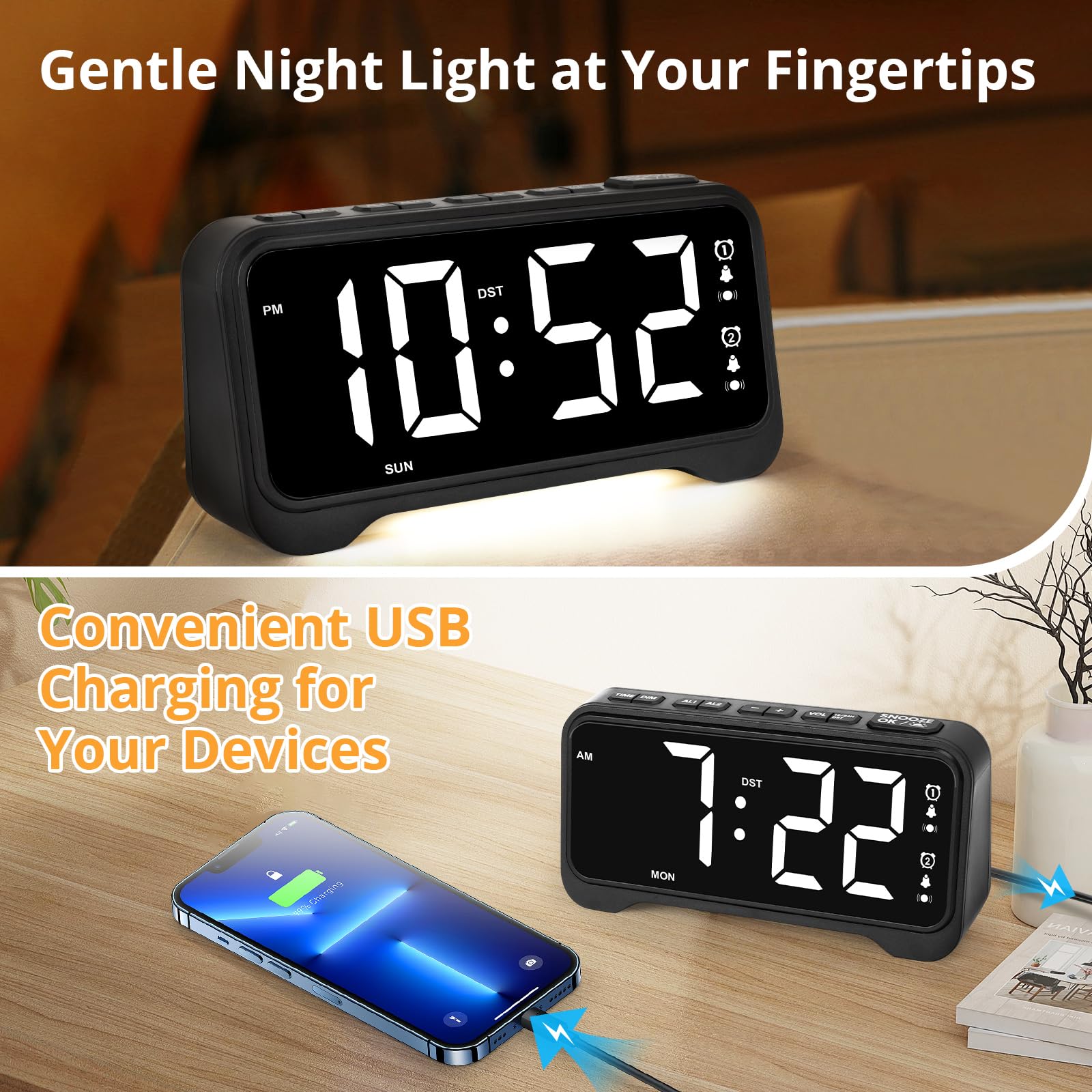 ROCAM night-friendly display and soft glow for nighttime navigation