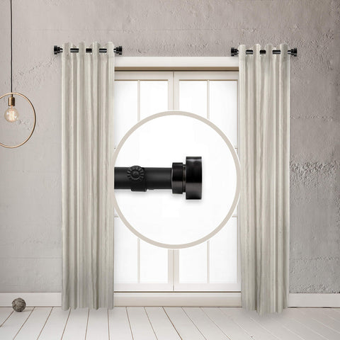 Rod Desyne bracket projection 3.625 inches offers drapery clearance.