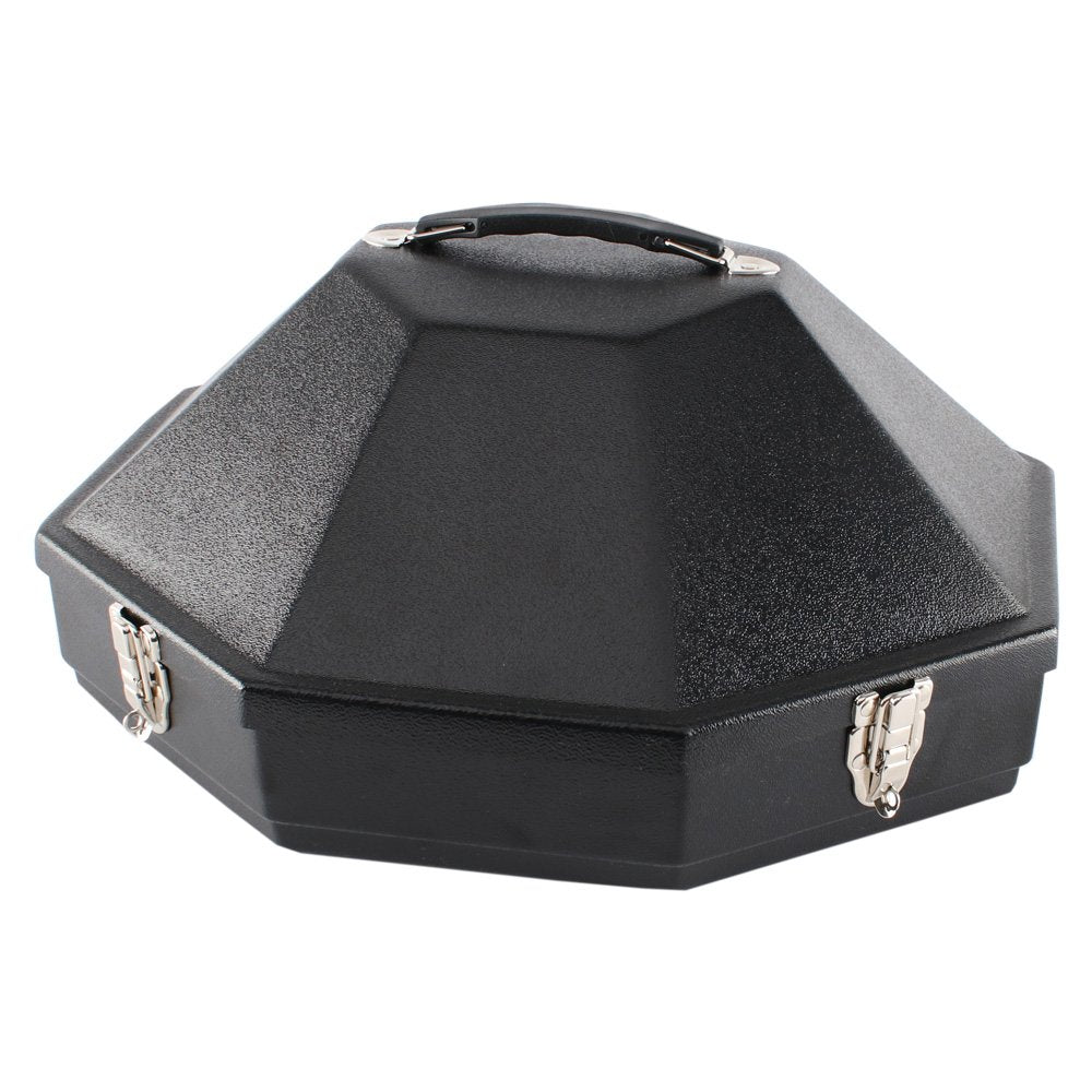 Rod's True Western hat can in classic black protects a cowboy hat during travel.