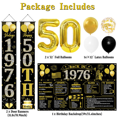 Roetyce 50th birthday sash adds elegant party accents.