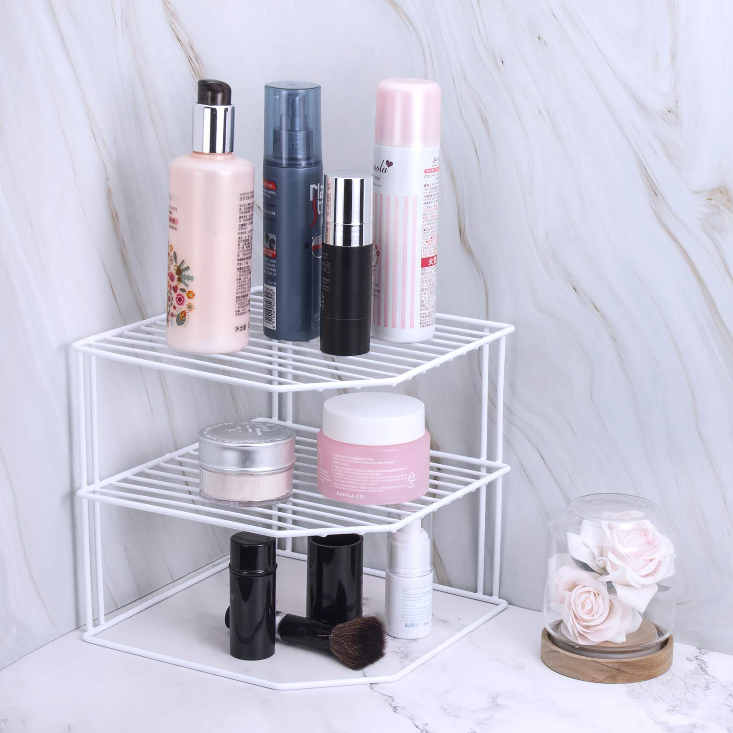 ROFAY assembly-friendly corner organiser compatible with common cabinets.