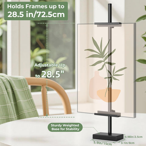 Rofio minimalist design easel adds a modern touch to any space.