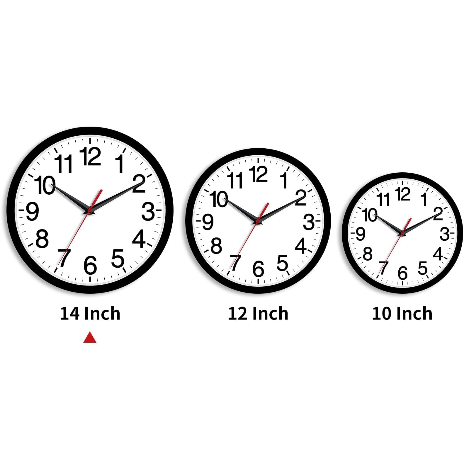 Rohioue dial closeup reveals oversized digits and high contrast.
