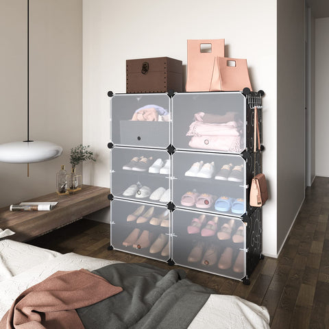 ROJASOP sturdy metal frame ensures durable storage.