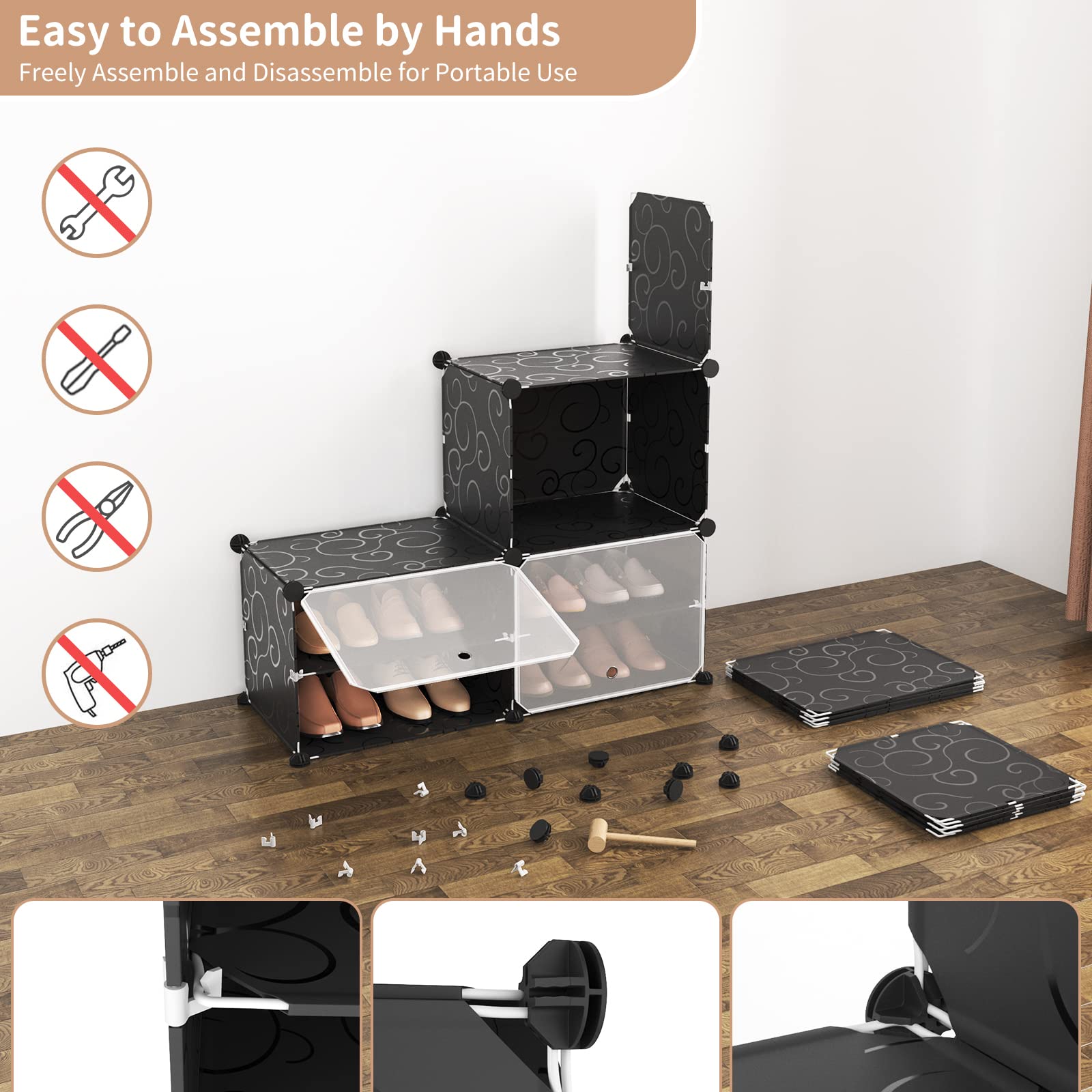 ROJASOP waterproof plastic panels simplify cleaning.
