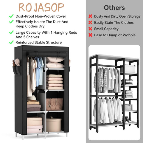 ROJASOP durable metal frame and connectors ensure lasting use
