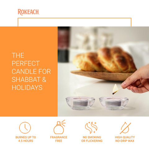 Rokeach tea lights-romantic-ambience create intimate spaces for weddings and evenings
