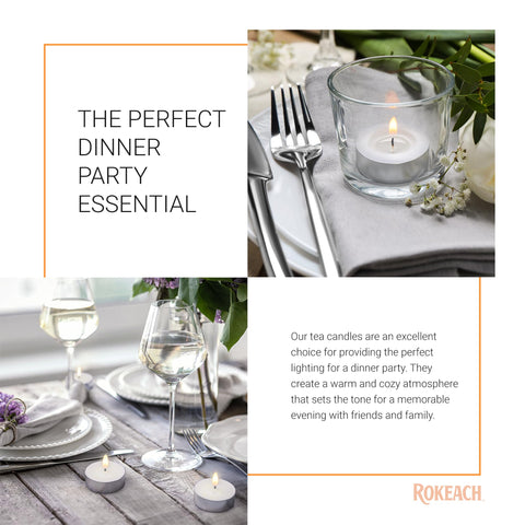 Rokeach tea lights-smokeless-flame ensuring a gentle, quiet glow without overpowering scents