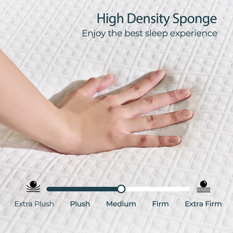 Rolanstar gel memory foam layer contours body and provides support.