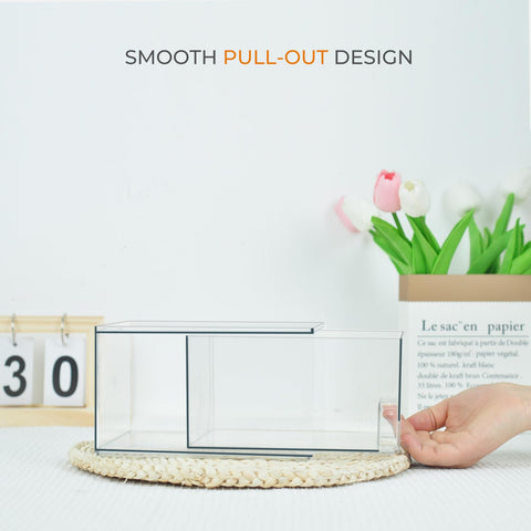 Rolheit multi-purpose organizers in a bathroom setup for clutter reduction.