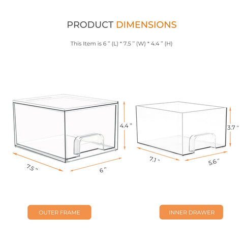 Rolheit multi-use storage drawers suitable for laundry, makeup, bathroom, and pantry