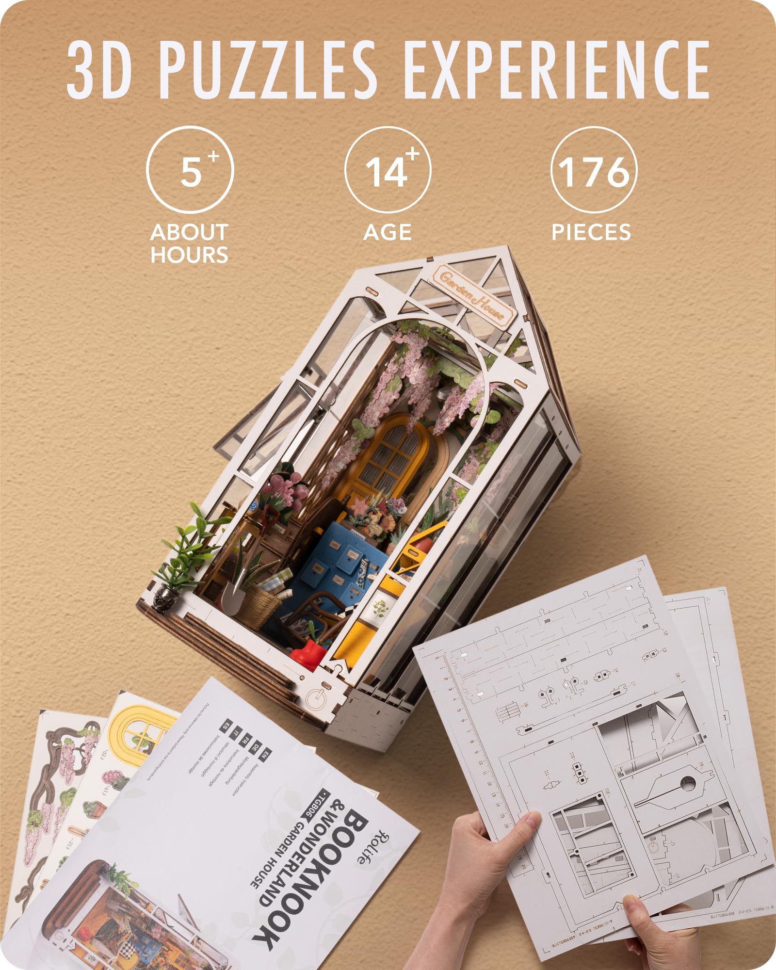 Rolife Halloween Garden House decor adds seasonal whimsy