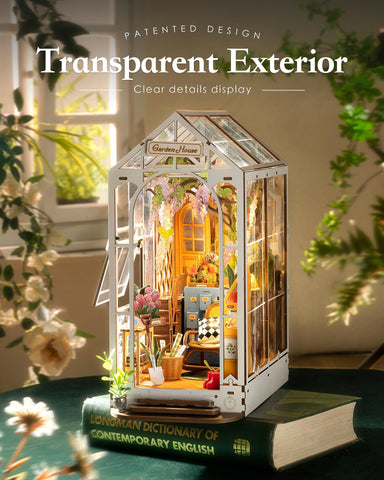 Rolife miniature dollhouse puzzle invites calm, focused assembly.