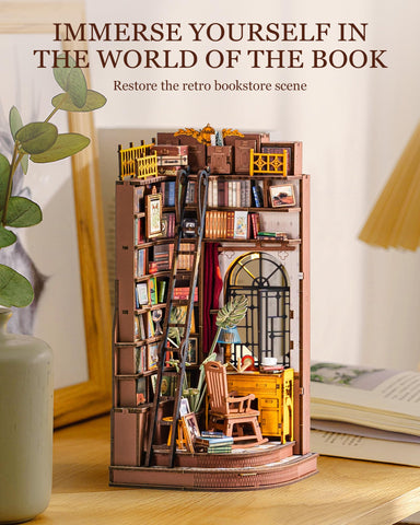 Rolife Silent Corner Study invites a relaxing DIY puzzle journey
