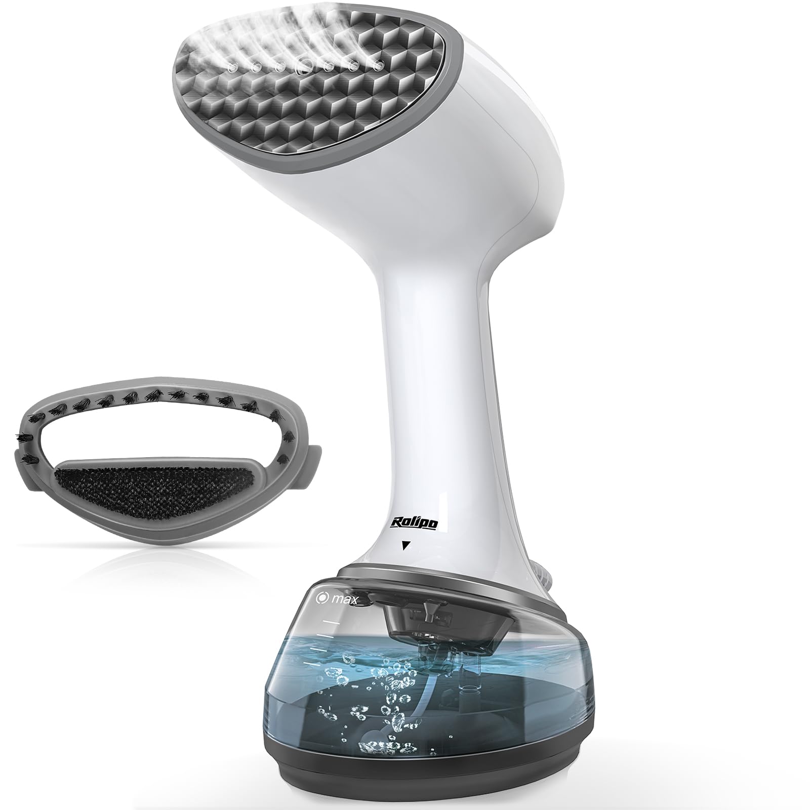 Rolipo handheld steamer 1200W for quick wrinkle removal on the go