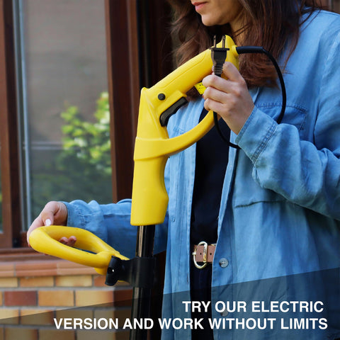 Roll & Comb 141e no bag design simplifies debris handling