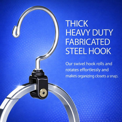 Rolly Hanger compact closet solution saves space and improves visibility.
