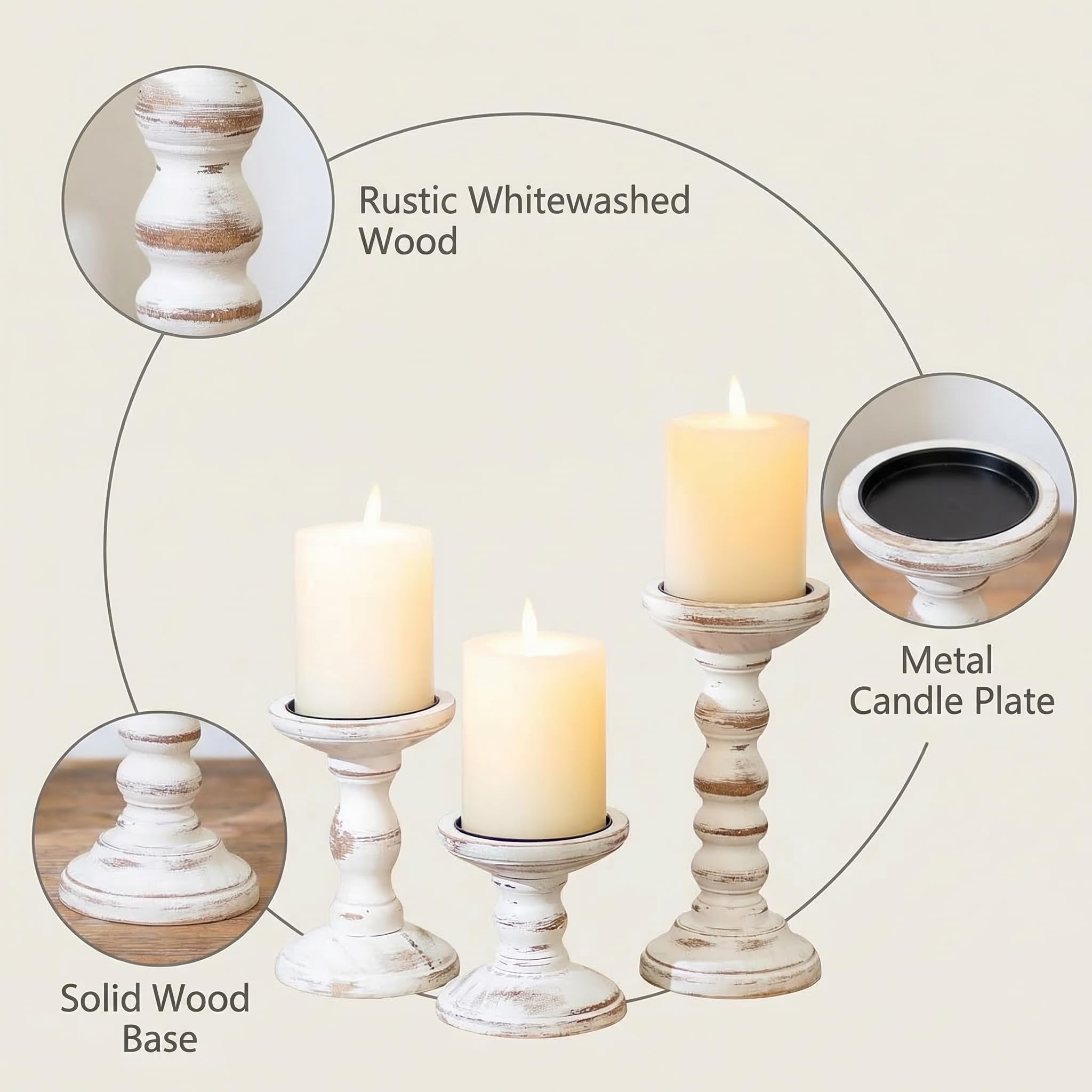 Romadedi chic candle holders perfect for dining room centerpieces