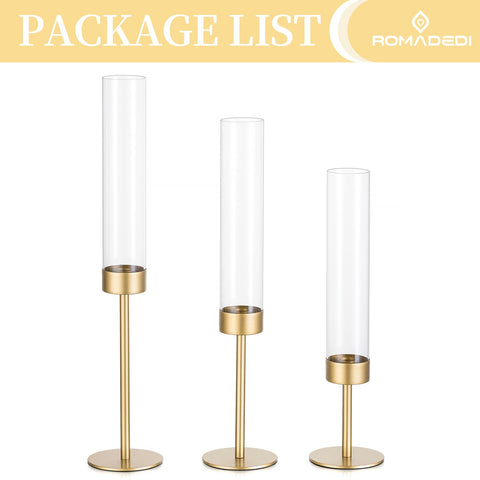 Romadedi holder compatible with tapered and flameless candles
