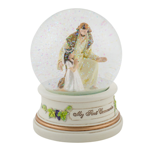 Roman Giftware sacraments dome girl on display for sacred home decor