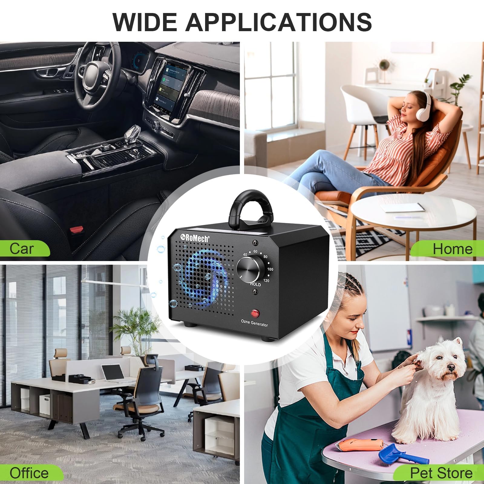 ROMECH ozone generator with reliable support and warranty