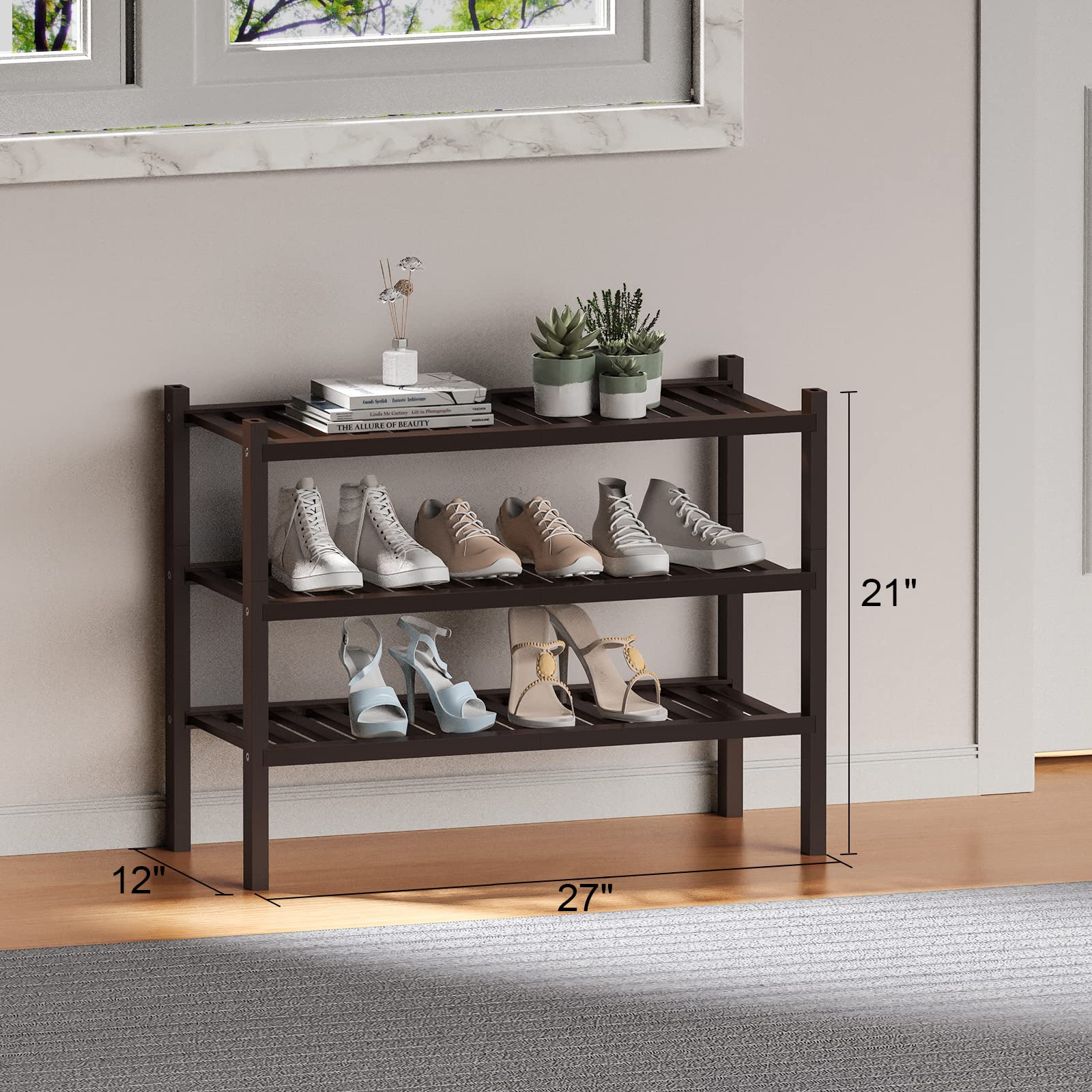 ROMGUAR CRAFT multi-use storage idea for towels, books, and decor.