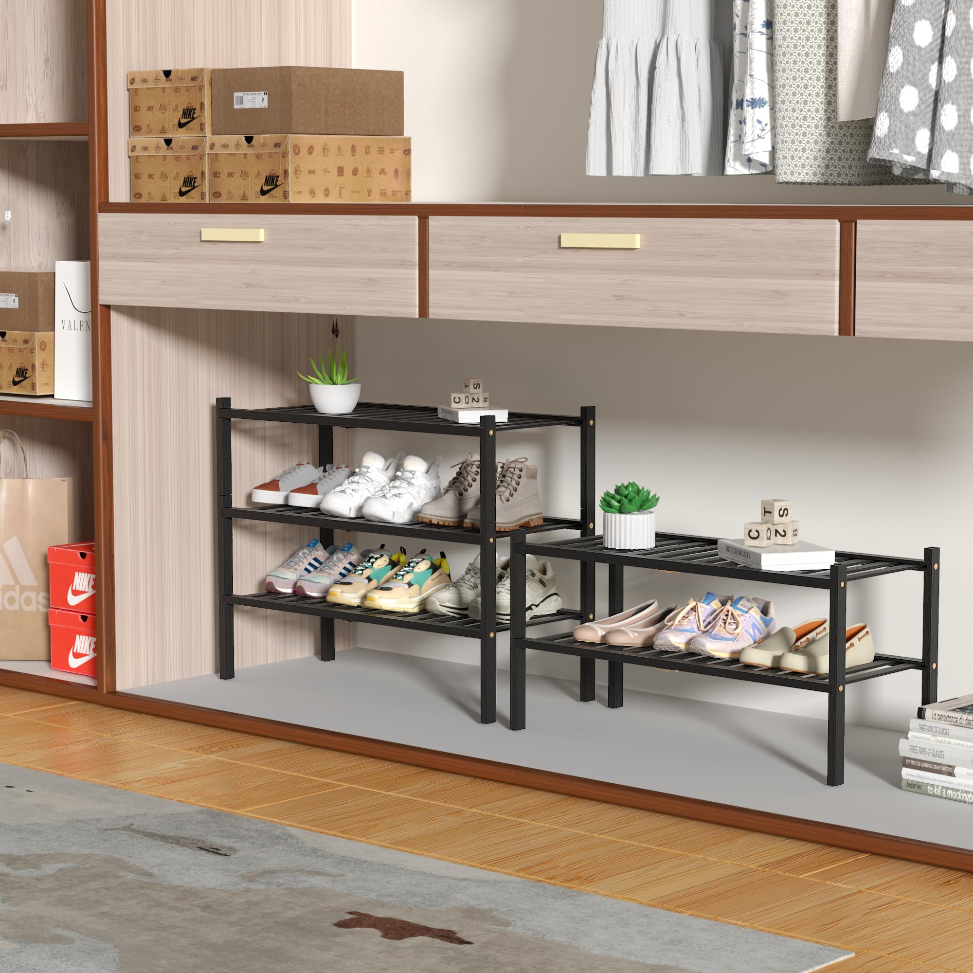 ROMGUAR CRAFT stackable configuration demonstrates adjustable height options
