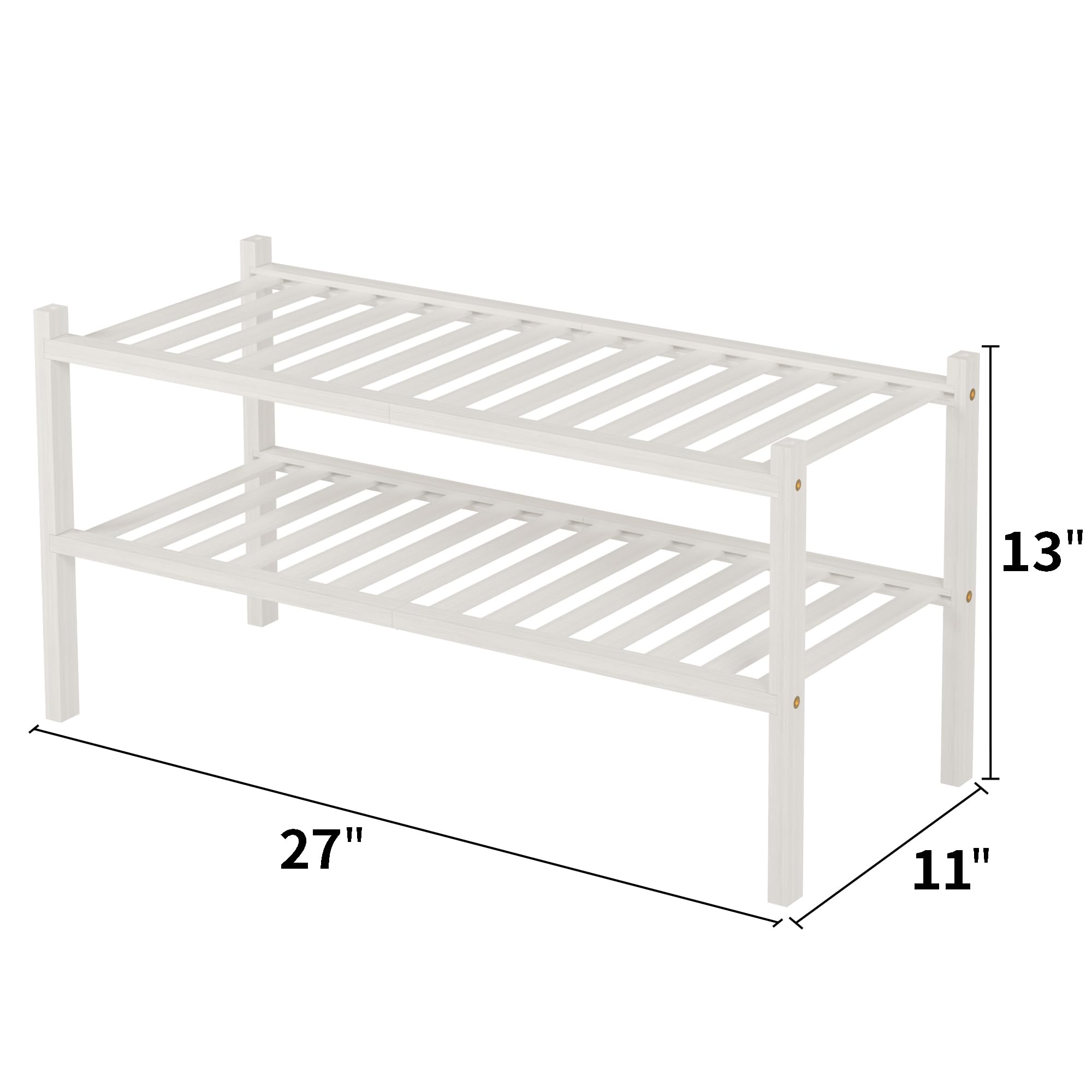 ROMGUAR CRAFT easy-assembly shoe rack saves time on setup.