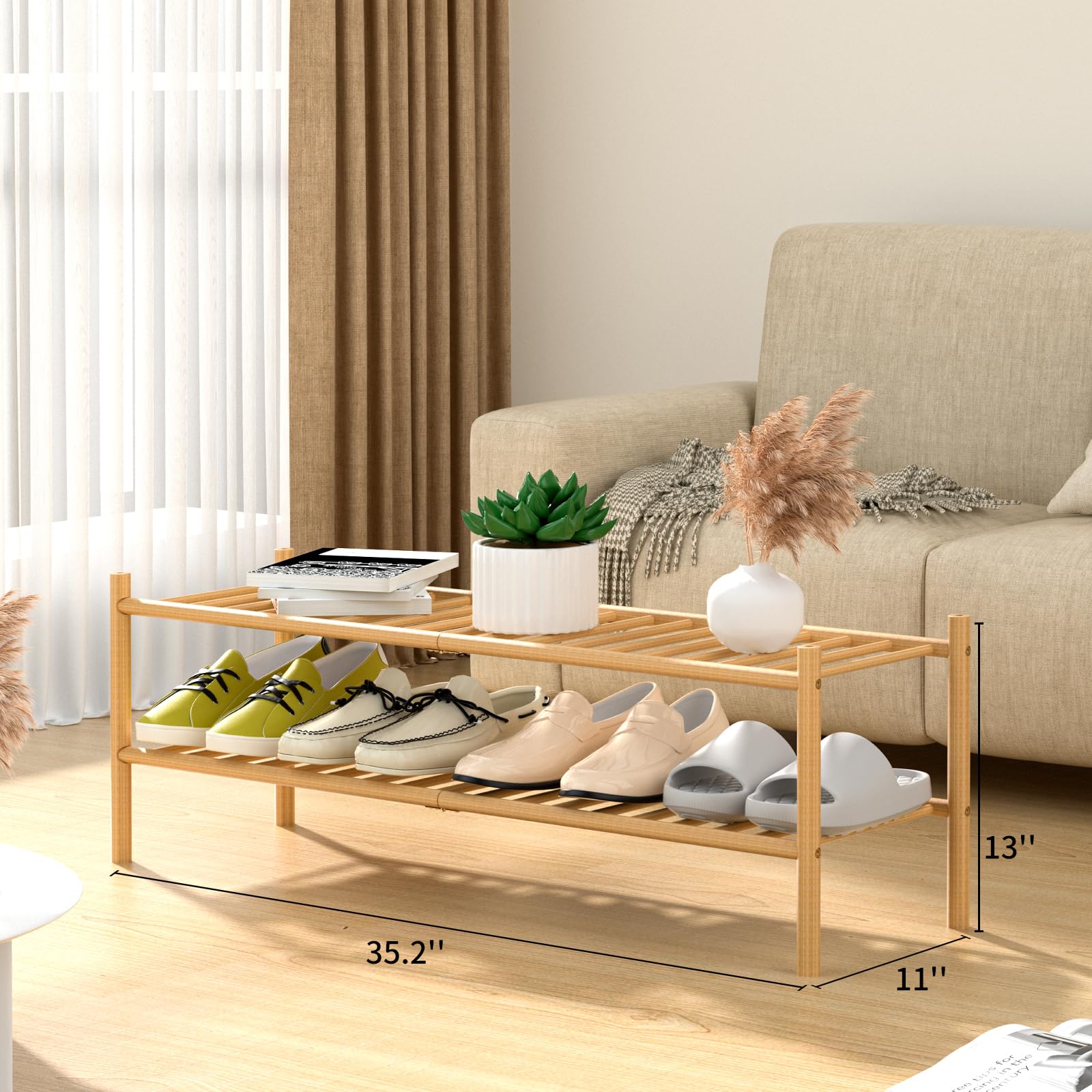 ROMGUAR CRAFT versatile storage rack for bathroom, living room, or closet